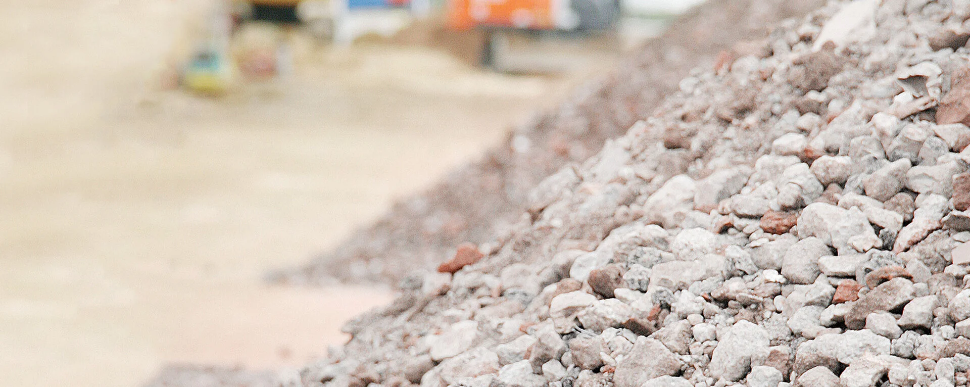 Recycled construction materials produced in REMEX processing plants 