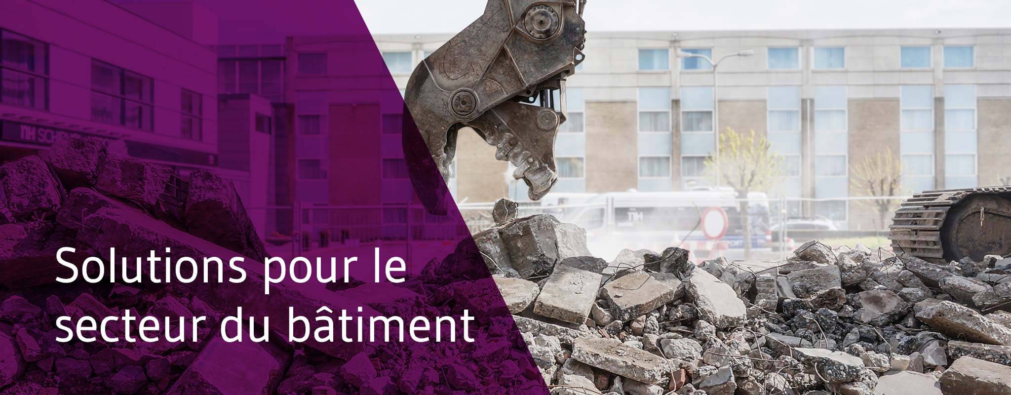 Élimination, traitement et recyclage des déchets de construction