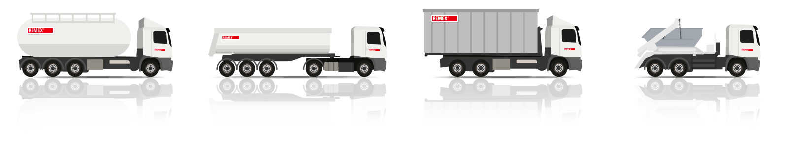 Logistikservice für Silo, Sattel, Mulde oder Container